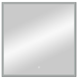 Зеркало с подсветкой Continent Frame Black ЗЛП1175 с сенсорным выключателем 80см чёрный